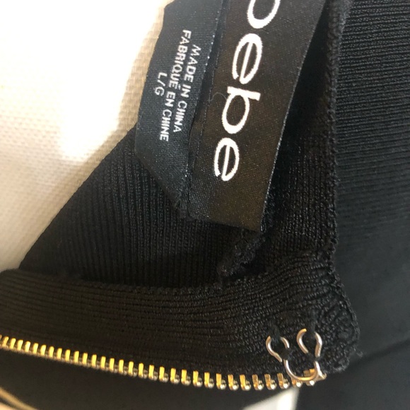 Bebe long sleeve crop top - Picture 4 of 4